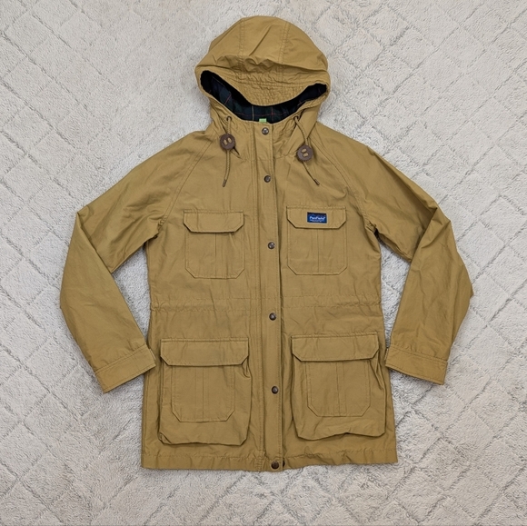 Penfield Jackets & Blazers - Penfield Jacket Womens S Beige Kasson Hooded Mountain Parka Utility Outdoor
